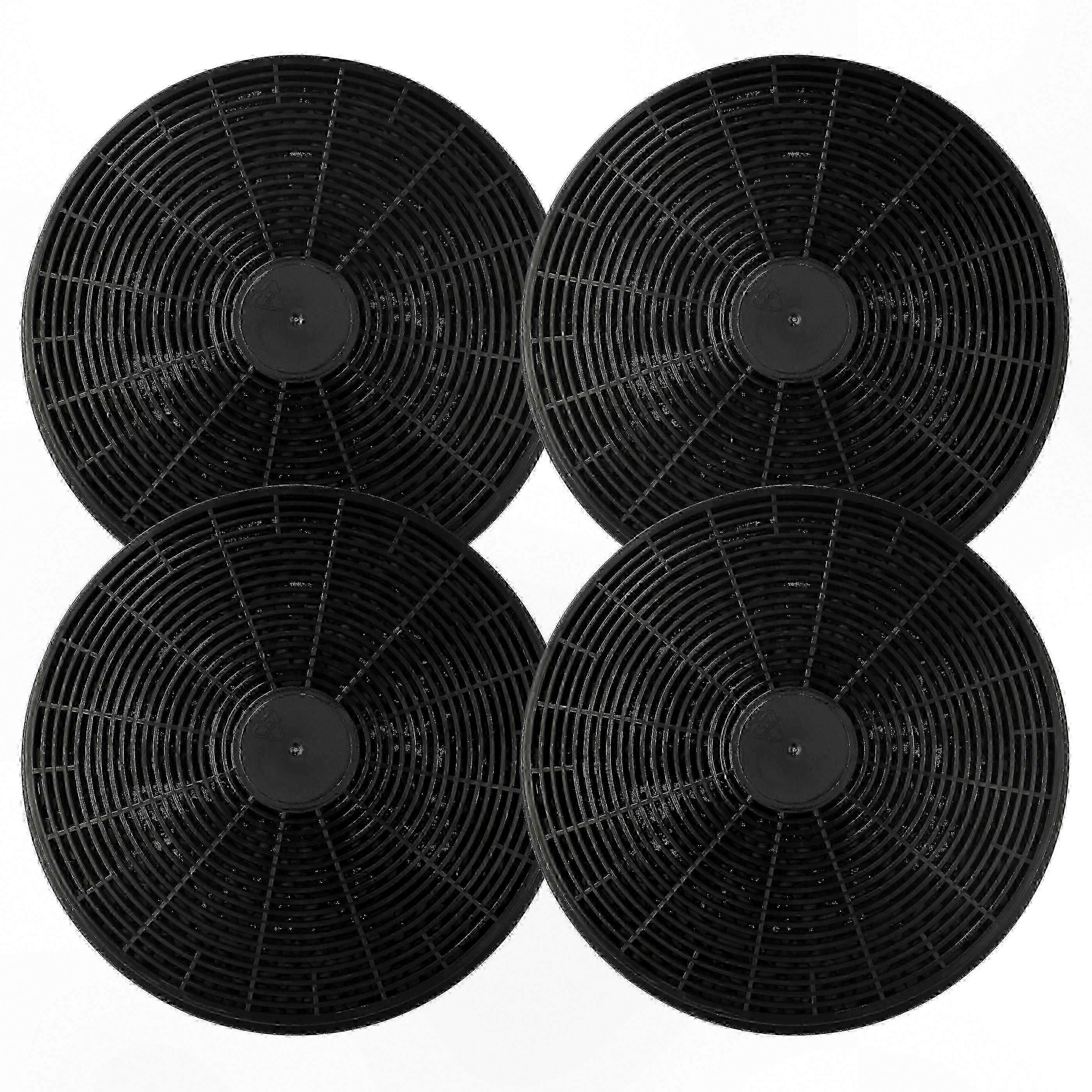 Replacement Activated Carbon Filters for Range Hoods - 17.5cm, Compatible with Multiple Models