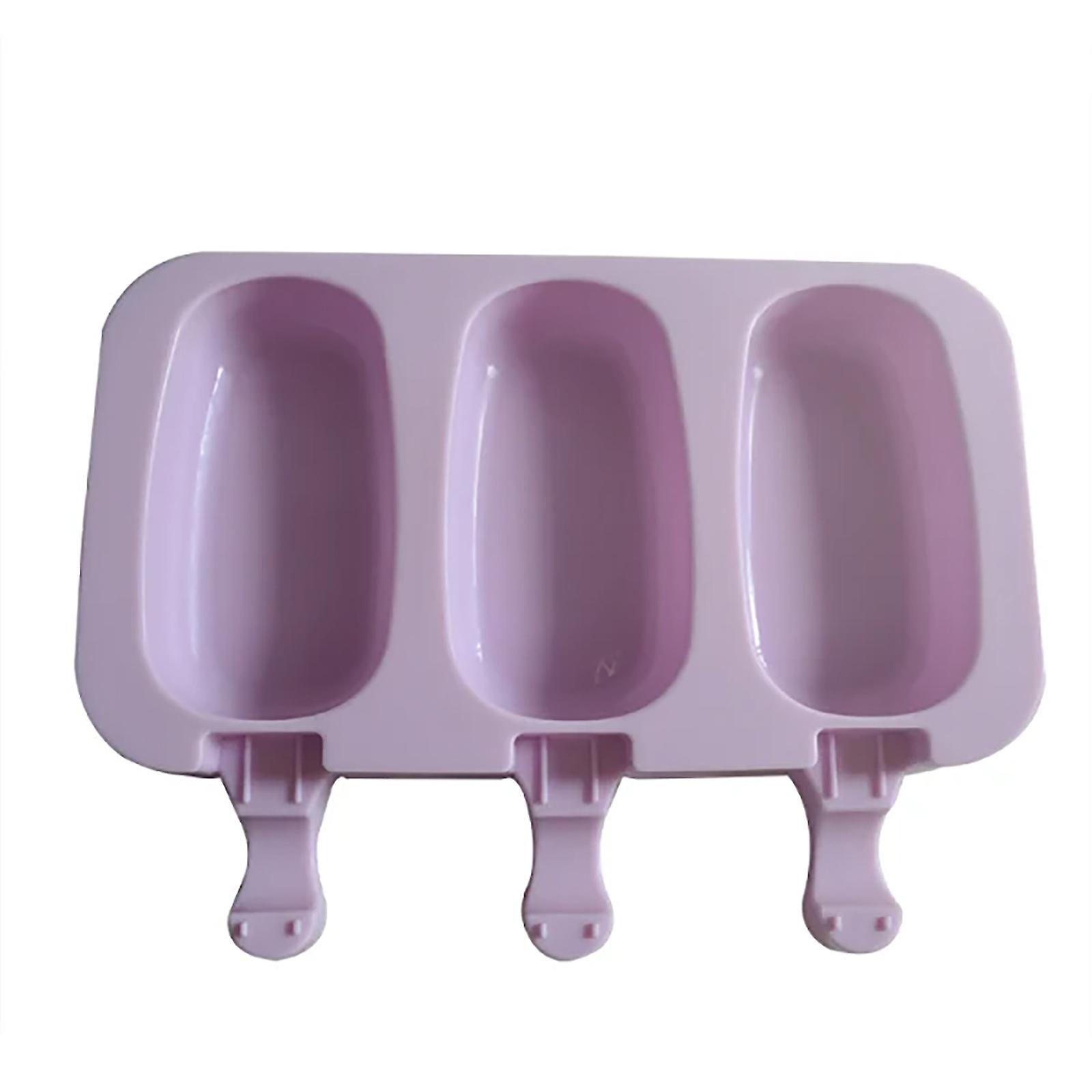 Silicone Ice Cream Mold Popsicle Siamese Molds With Lid Diy Mold