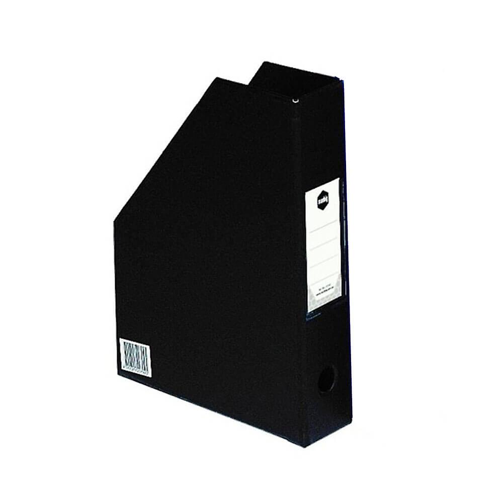 Marbig Durable Waterproof Rigid PVC Magazine Holder A4 Black Stylish Design