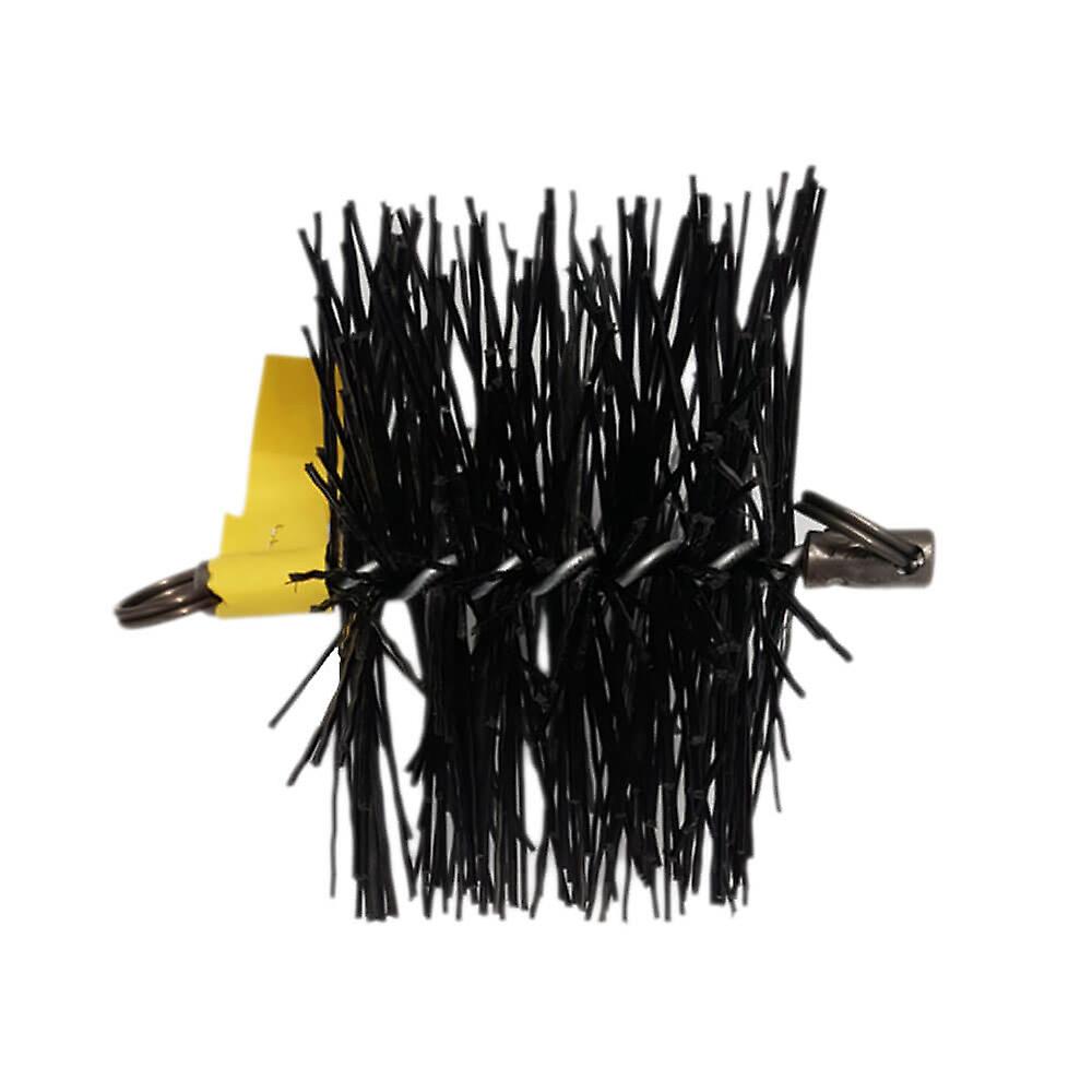 FireUp Black Polypropylene Pull Thru Mini Flue Brush (6 in.) Durable Easy to Use