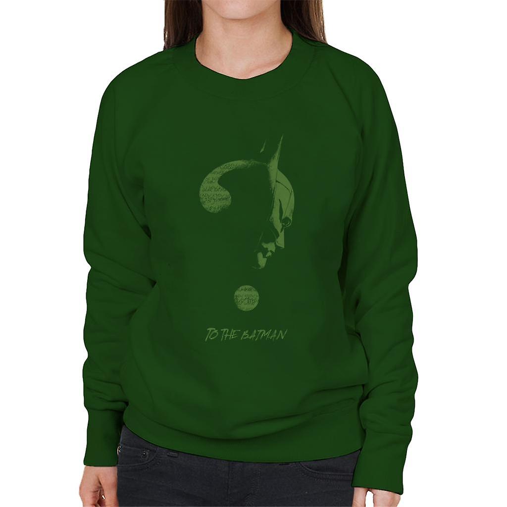 The Batman Riddler Question Mark Women's Sweatshirt