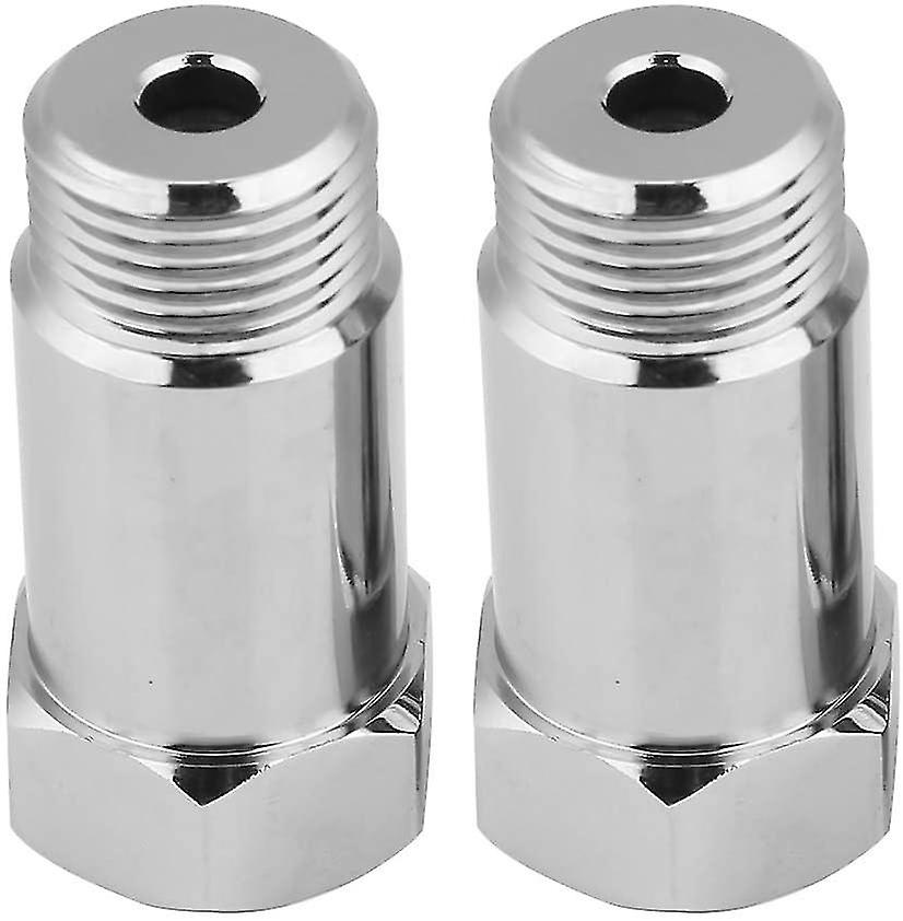 Sensor de oxígeno 2pcs 45mm M18 * 1.5 Motor Light Control Light Eliminator O2 Adapter + Lambda Probe Detrompeur Lambda Probe Detrompeur Lambda Probe Detrom