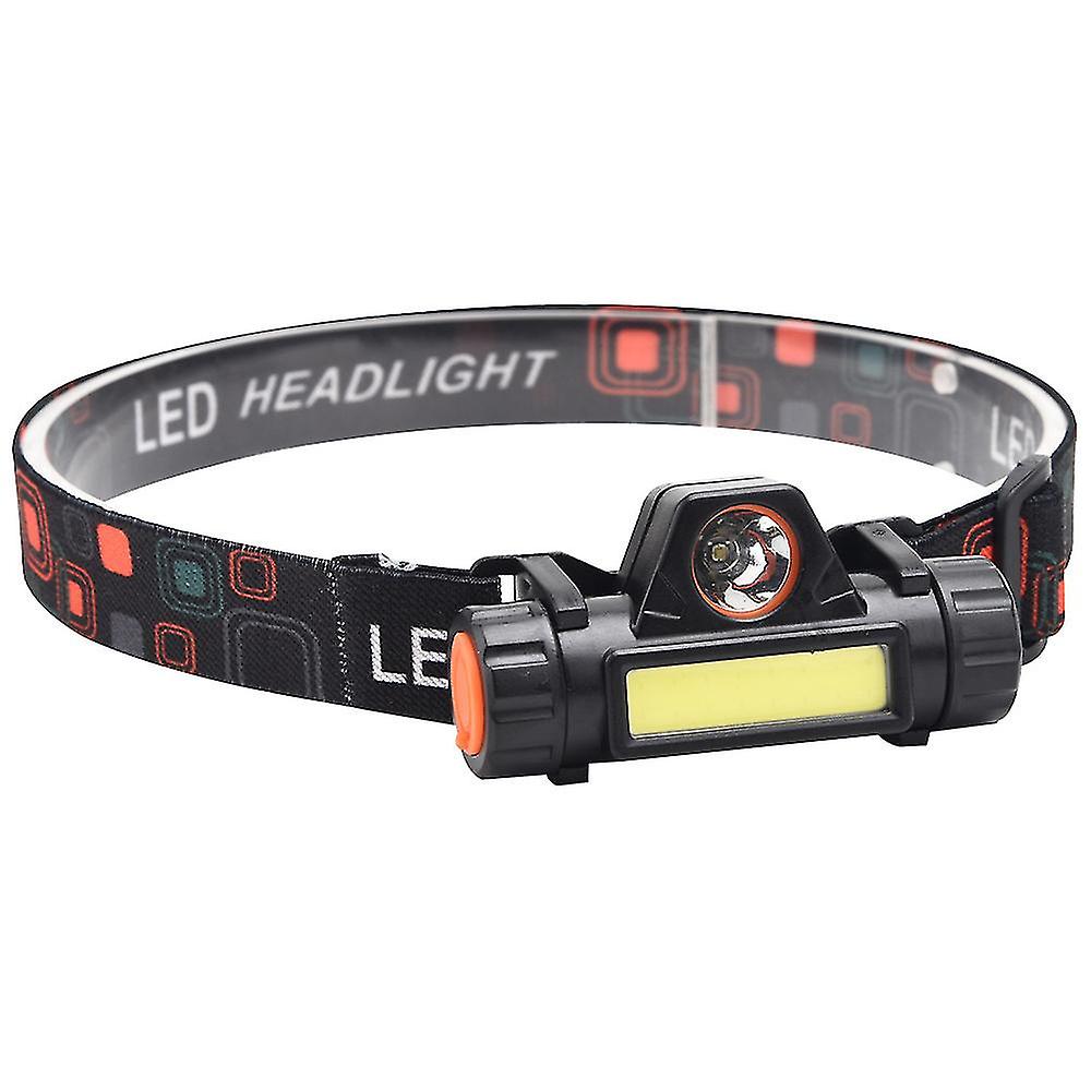 Usb Rechargeable Led Headlamp Headlight Flashlight Head Lamp Torch Waterproof Outdoor Camping Portable Flashlight
