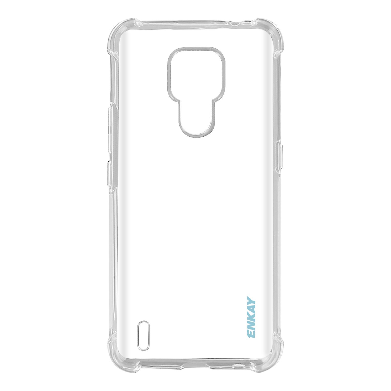 Capa para Motorola Moto E7 Flexível com Cantos anti-Choque Transparente