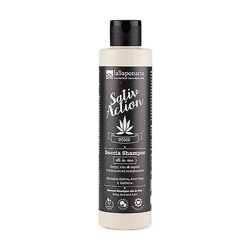 Sativ Action Shower Shampoo All in One 200 ml