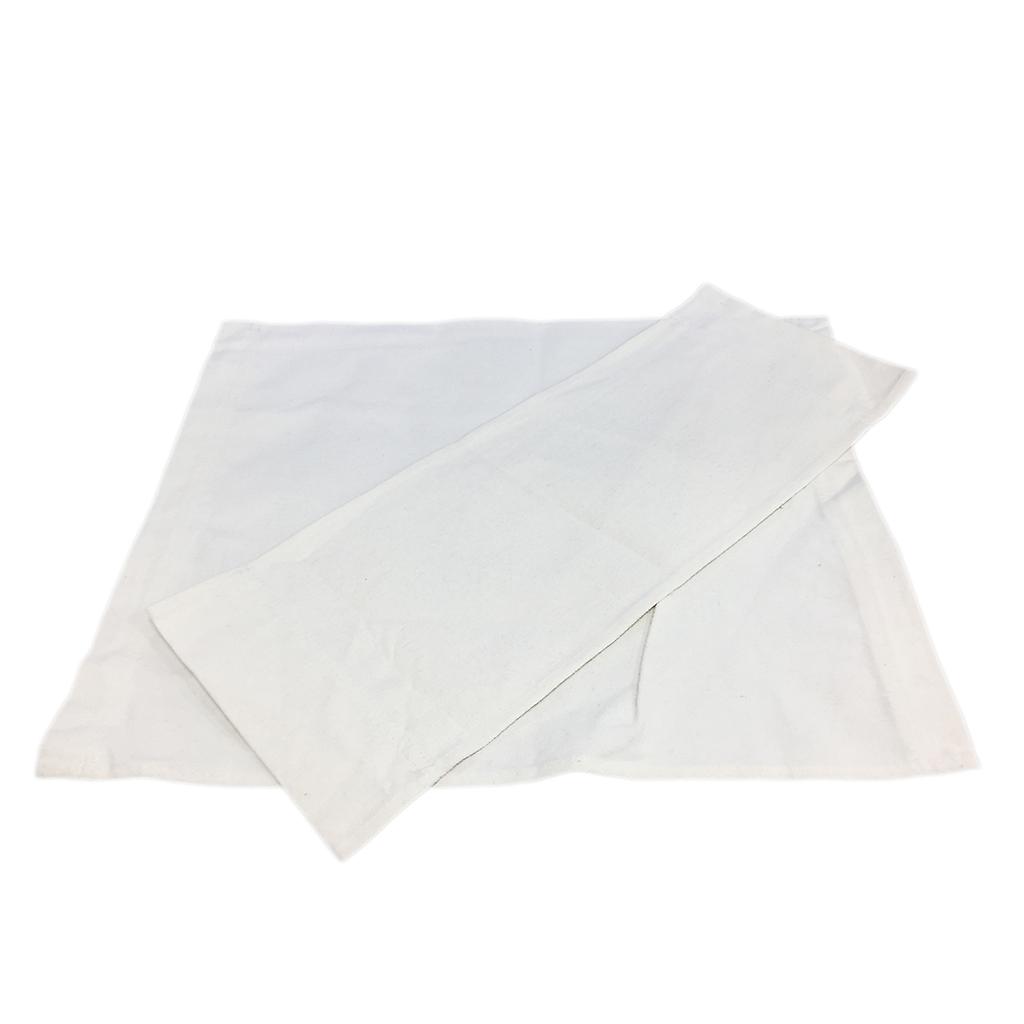 Canvas Backrest Seat Cloth for Cross Folding Chair/Stool/Seat White