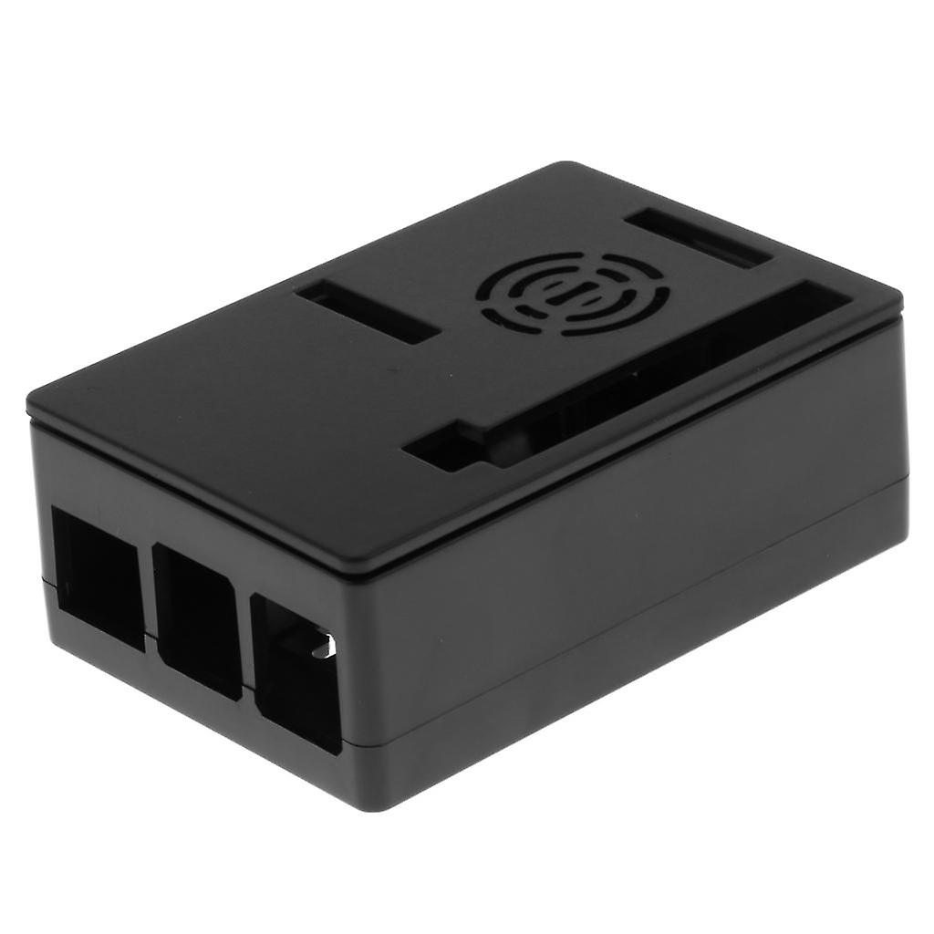 Protective Enclosure Case Cover Box for Raspberry Pi Board / LCD/Fan Black