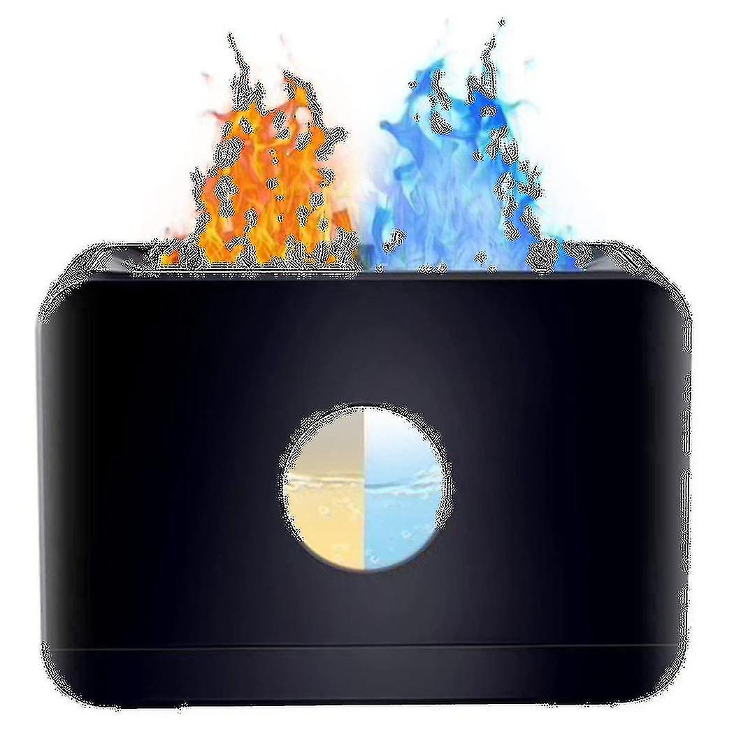 Flame Diffuser, Essential Oil Diffuser With Flame Light Air Humidifier 220ml Aroma Diffuserfor Home