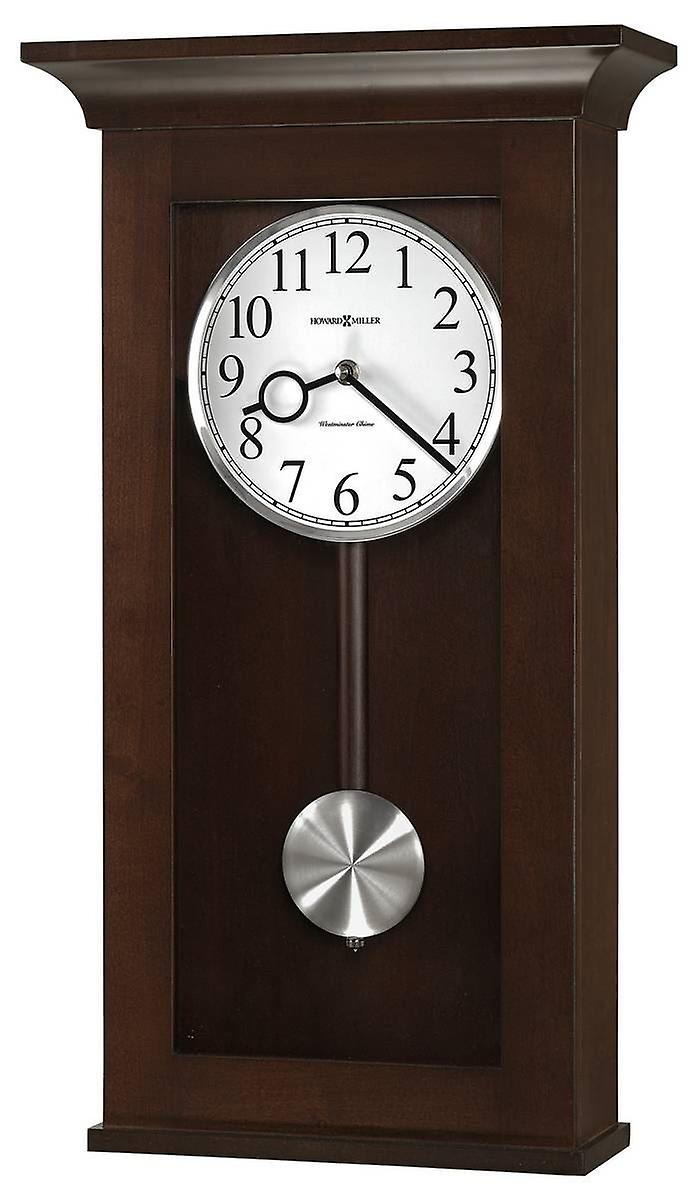 Howard Miller Braxton Wall Clock - Coffee Brown