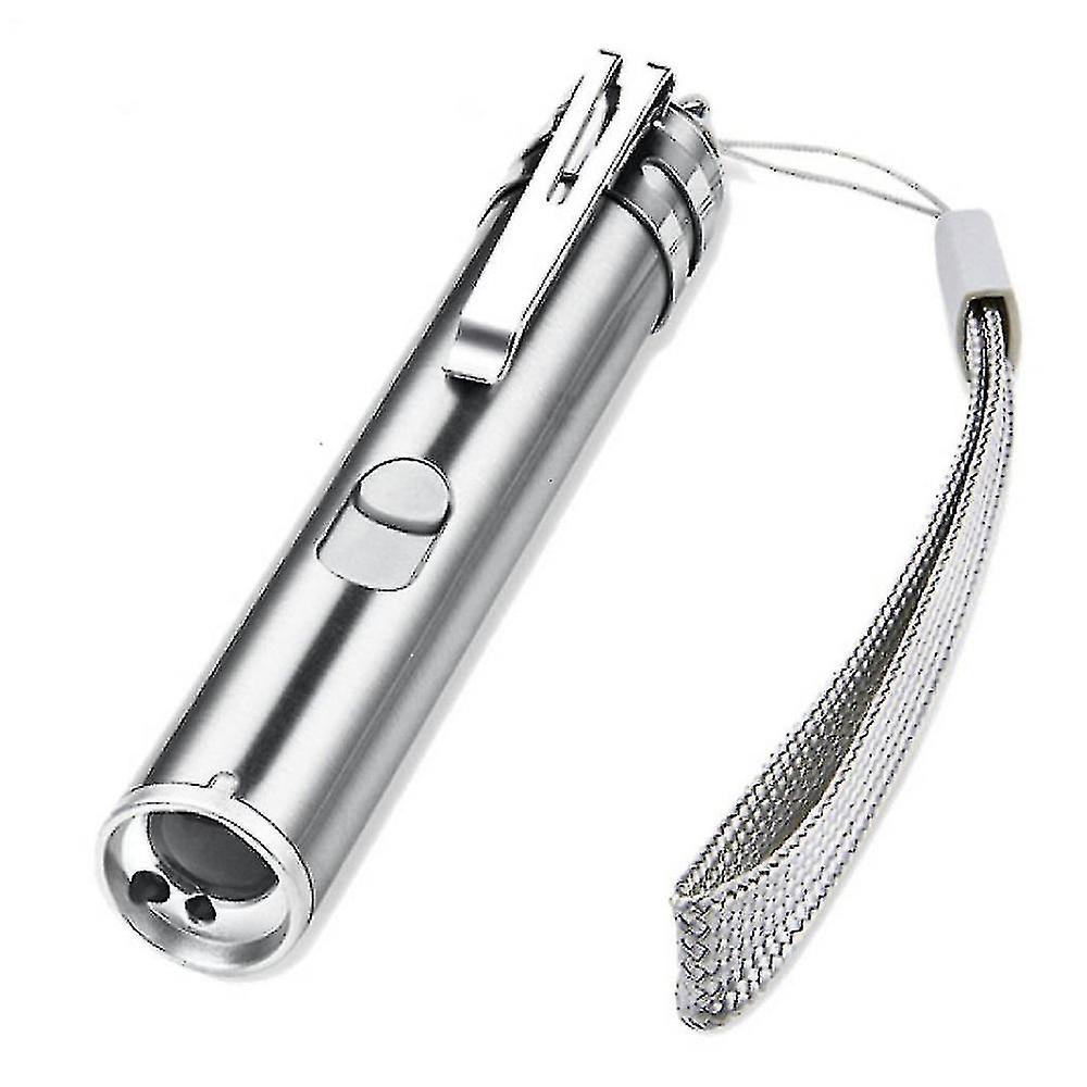 Usb Rechargeable Pet Toys Cat Training Laser Pointer With Led Flashlight