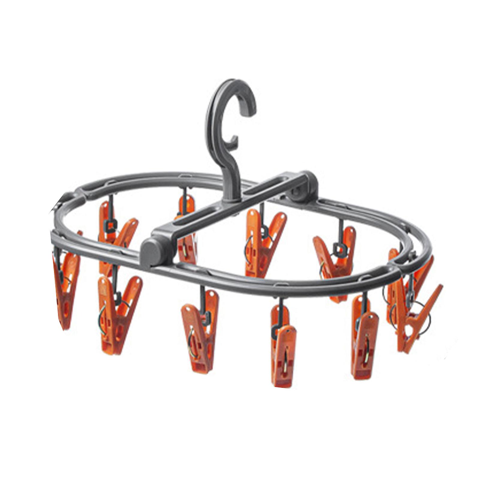 Clip And Drip Clothes Hangers Sturdy Durable Drying Hangers