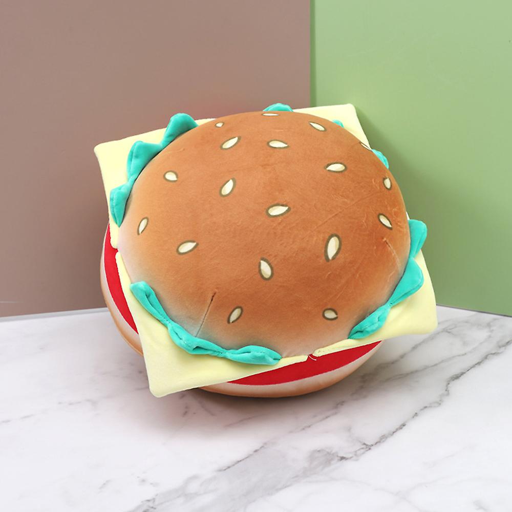 Hamburger Pillow Plush Toy Soft And Comfortable Fabic Suitable For Home Office Bedroom Decoration
