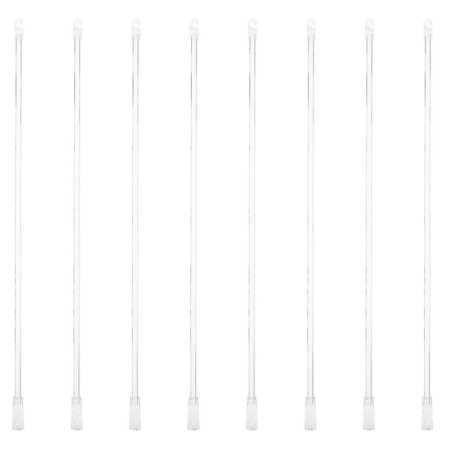 8pcs Home Blinds Pulling Rods Transparent Blinds Handles Vertical Blinds Wands