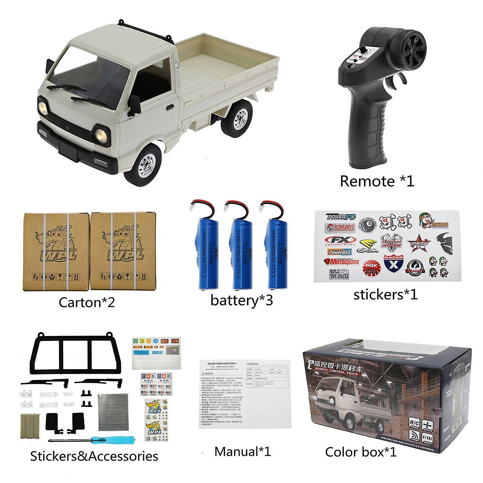 Upgraded Rc Car Toy Minivan 2.4ghz Remote Control Pickup Vehicle Boys Favor Set