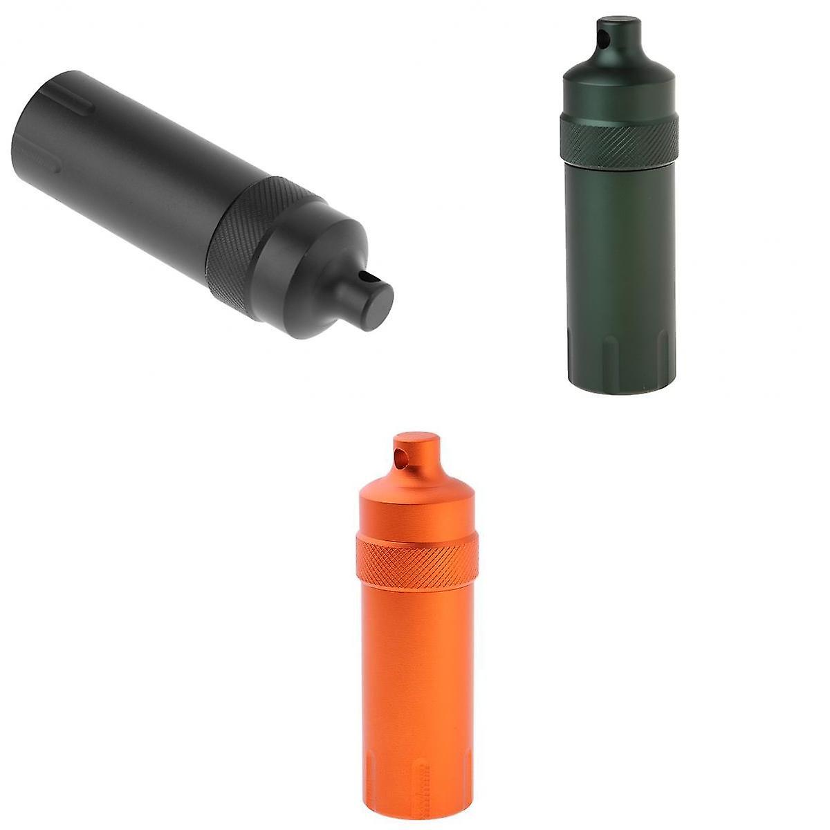 Sealed Mini Bottle Outdoor Waterproof Toothpick Match Box Container Cabin