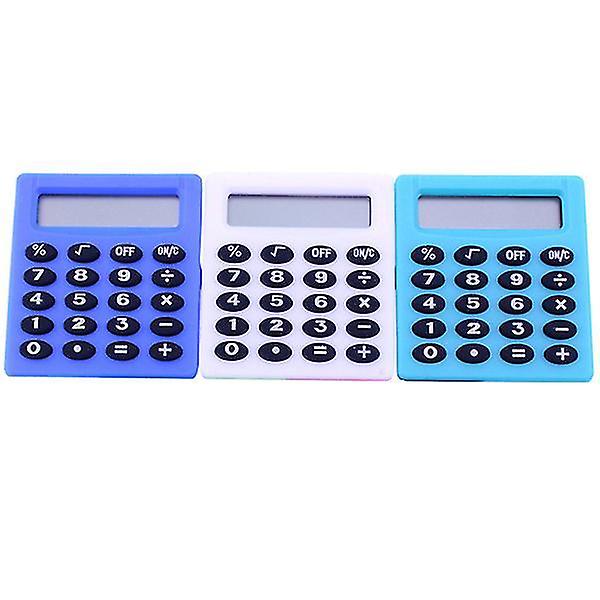 1 Pc Solar Powered Calculators Electronic Calculating Tool