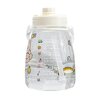 Gallon Water Bottle With Time Mark - Pc Large Water Bottle A