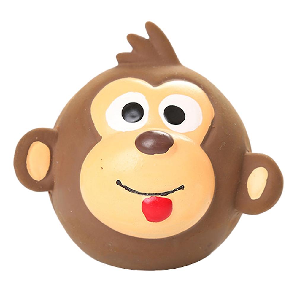 ZHOUBA الضفدع خنزير شكل صرير الأليفة جرو مضغ الأسنان تنظيف لعبة اللعب