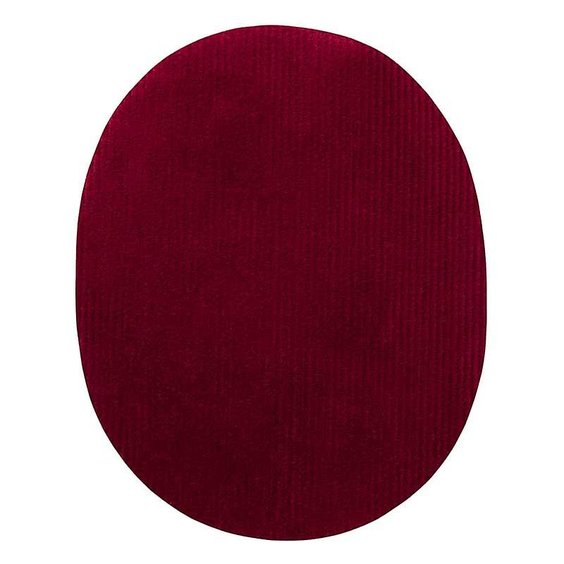 Corduroy patch, berry 2 pcs. - patch, iron-on patch, iron on, size: 9.5 x 12.0 cm