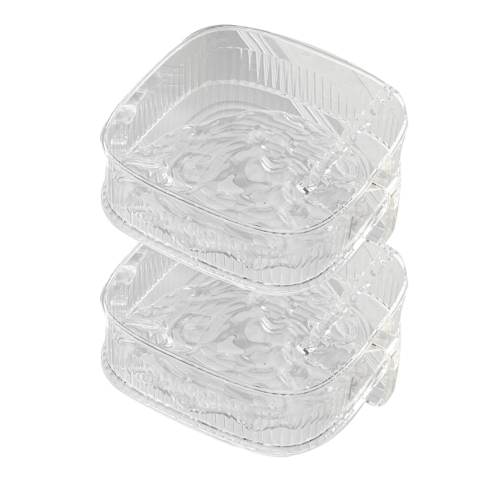 Stackable Versatile Insulation Vegetable Dish Cover - Multifunctional Kitchen Table Dustproof Food Covers for Leftovers Protection(2 Layer)