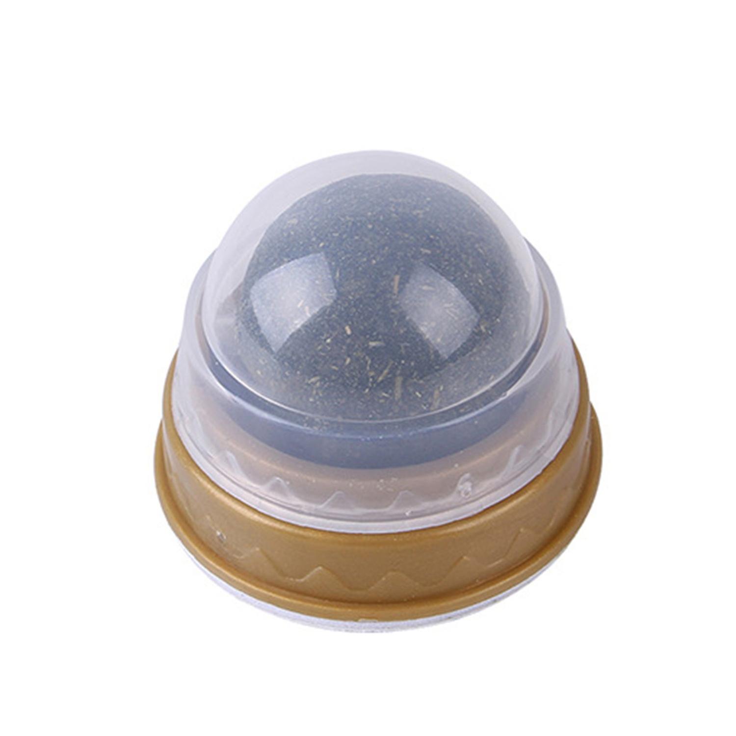 Catnip Ball Self Adhesive Rotatable Safe Ingredients Dental Care Clean Teeth Natural Edible Catnip B