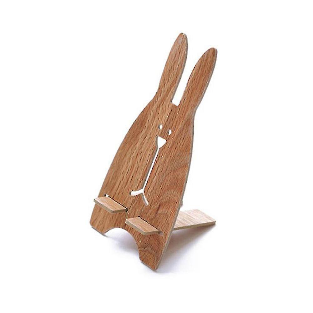 DIY Wooden Rabbit Phone Stand: Cute, Durable, Easy Assembly for All Phones & Tablets
