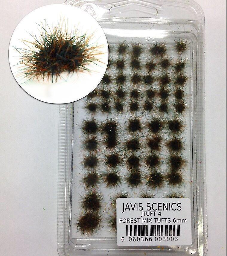 Javis JTUFT4 Static Grass Tufts- Forest 6mm Suitable for several scales Tufts & strips Scale model