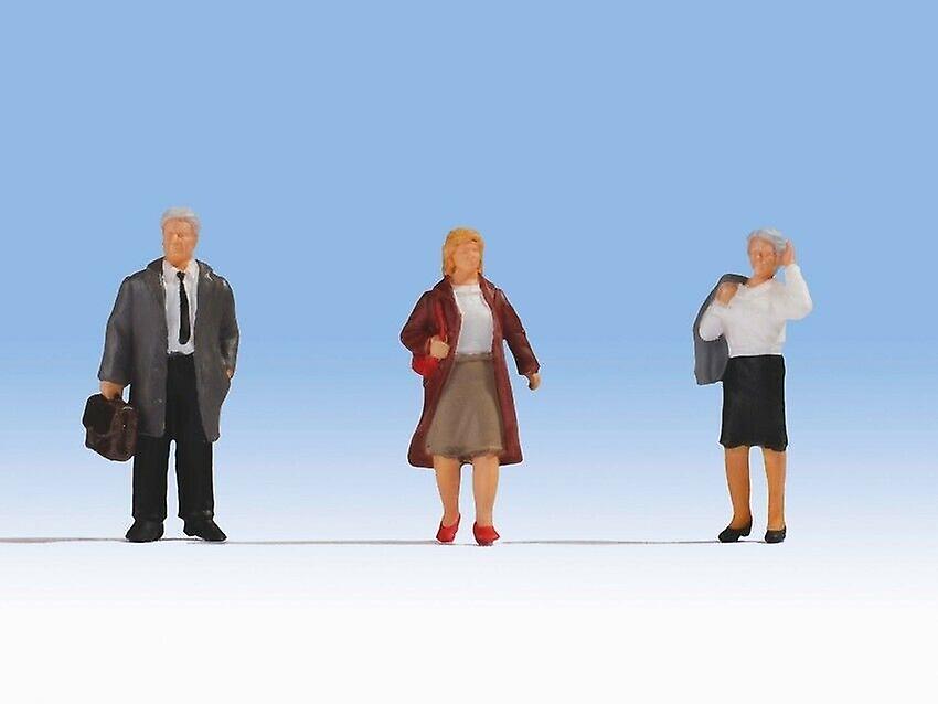 Noch N17850 Passengers (3) Figure Set O gauge Plastic Painted Figures Scale model