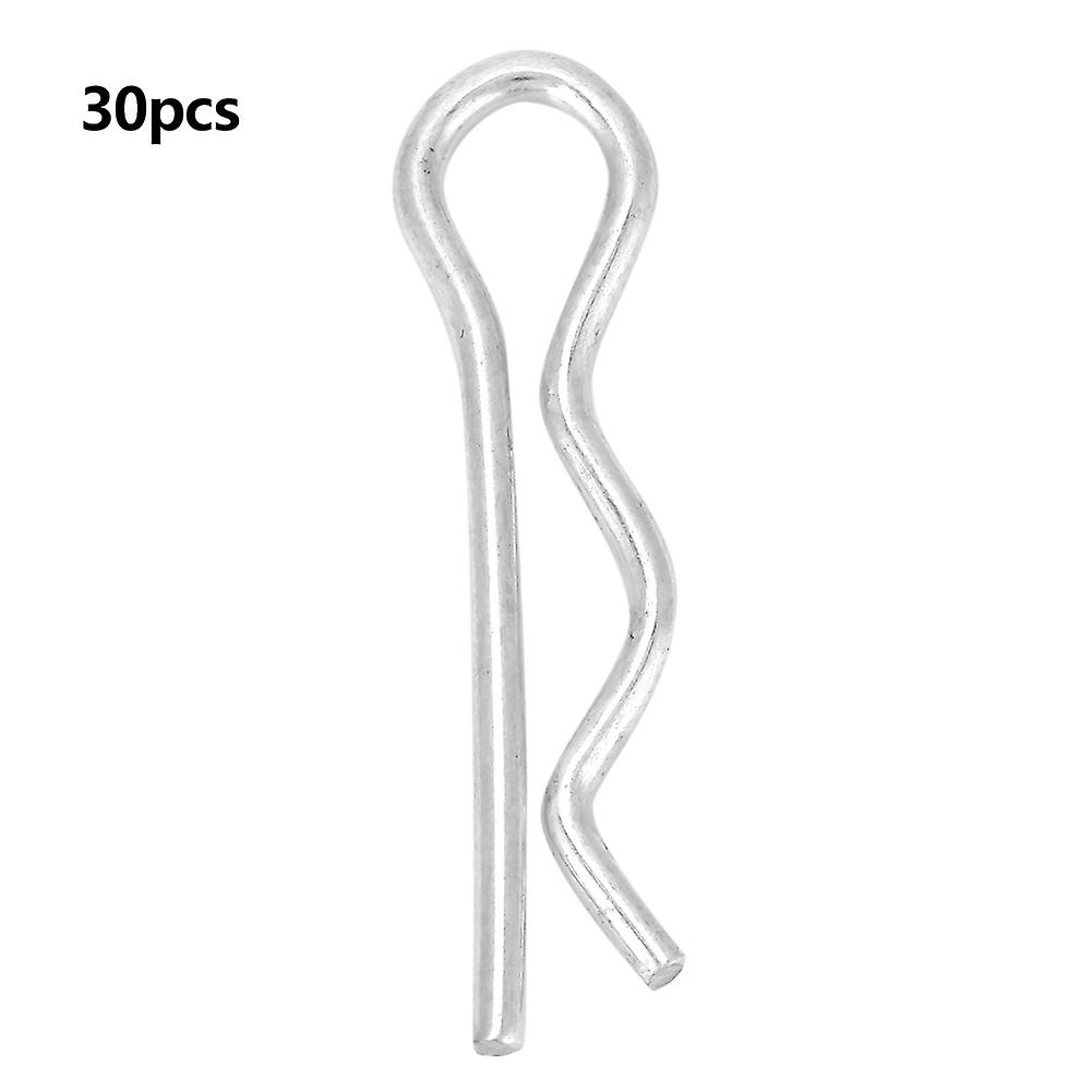 R Cotter Pin Retaining Pin Fastening Clip Bright Zinc Plated (1.6*28mm 30pcs )
