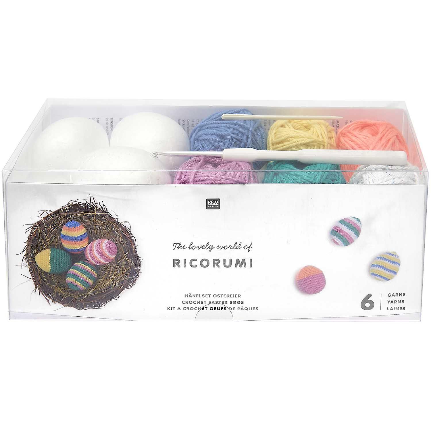 Ricorumi Crochet Flashy Easter Eggs Kit