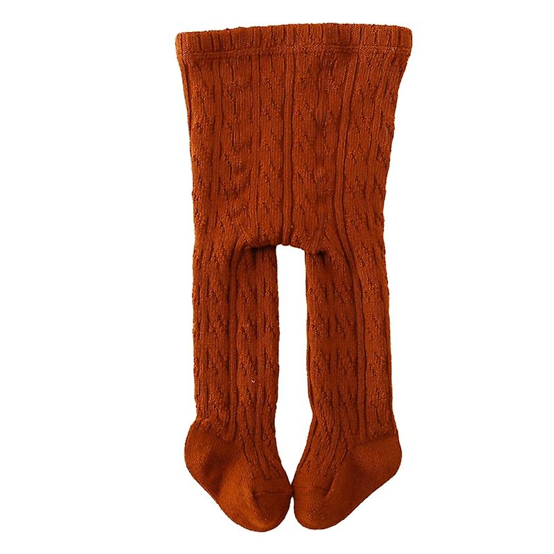 Baby Tights Solid Color Elastic Thickened Pantyhose for Infant 0-3 Years Old
