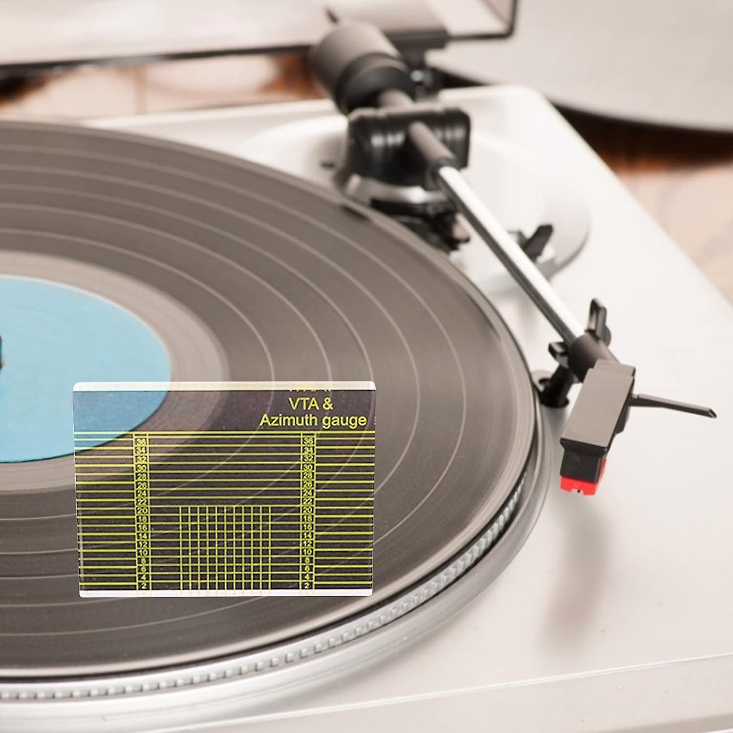 Tonearm Cartridge Alignment Record Player Turntable VTA Azimuth Ruler