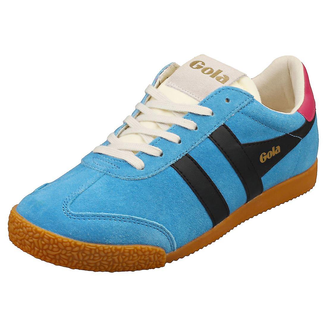 thumbnail image 1 of FeiKong Zapatillas de deporte de moda para mujer Gola Elan en azul y negro, 1 of 5