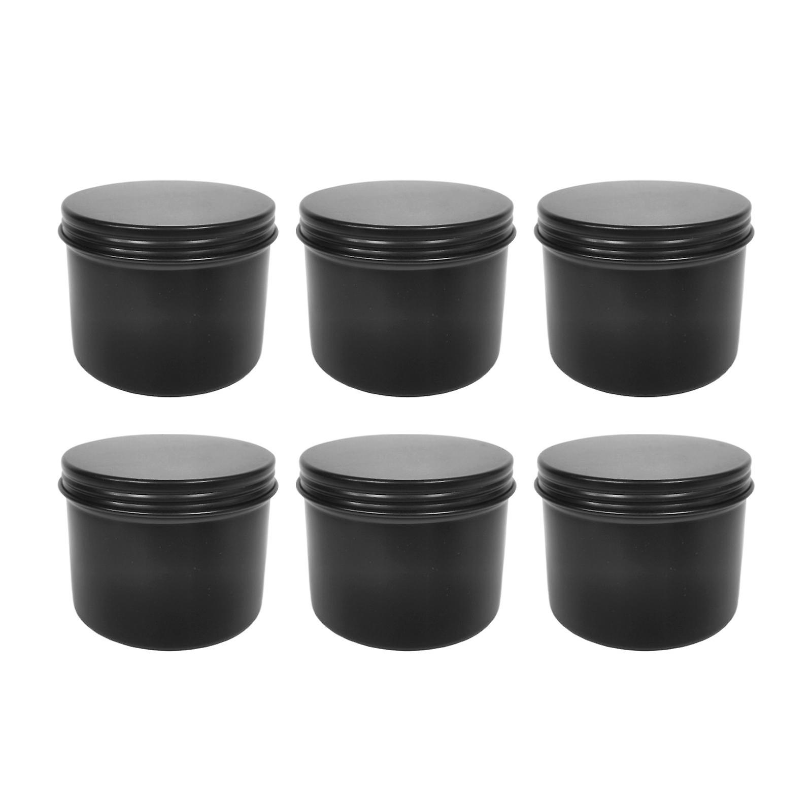 6Pcs Protable Aluminum Box 150ml Storage for Cosmetics Coffee Candle Making