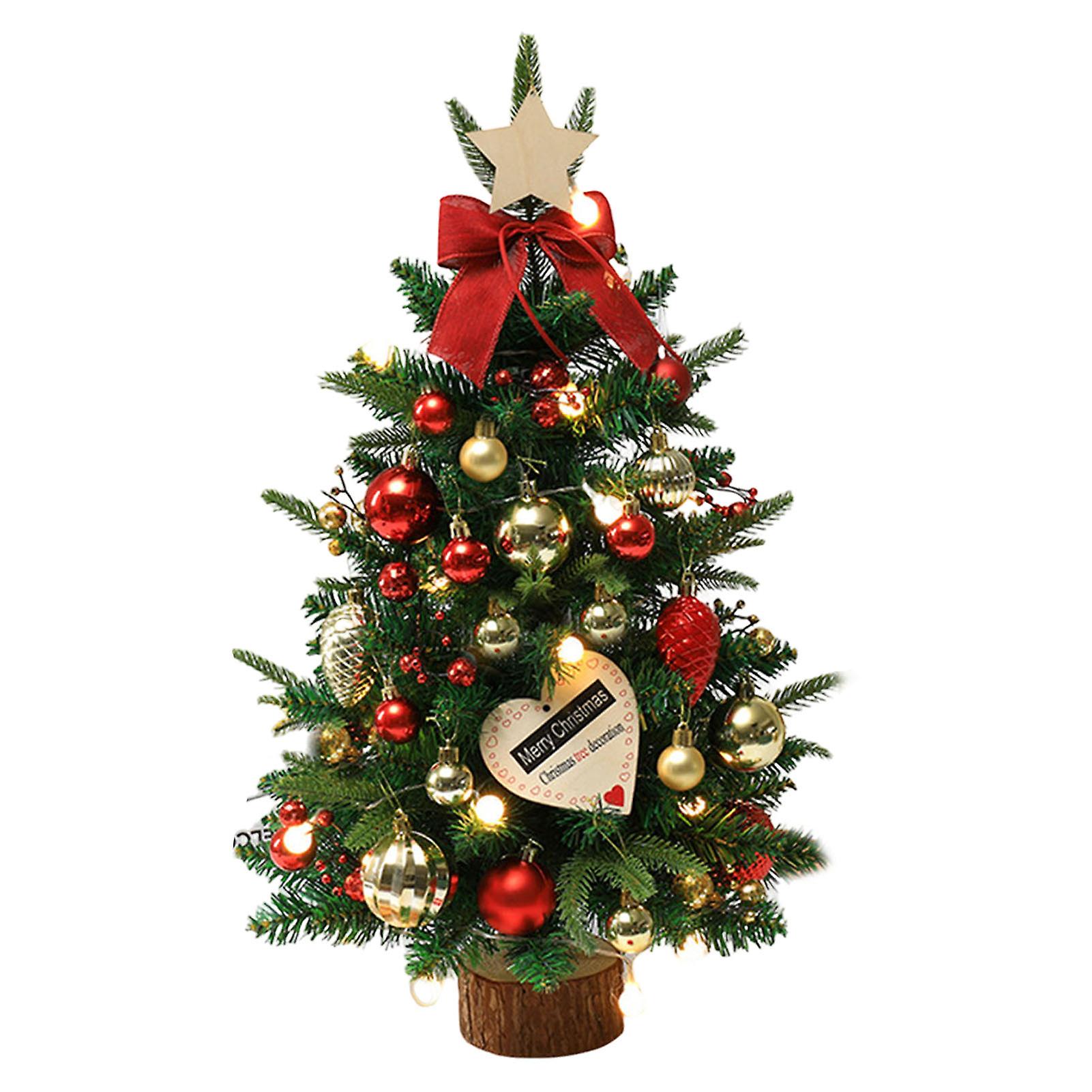 Tabletop Christmas Tree Ornaments Christmas Tree Hanging Ornaments Sets For Home Living Room Cafe Dorm