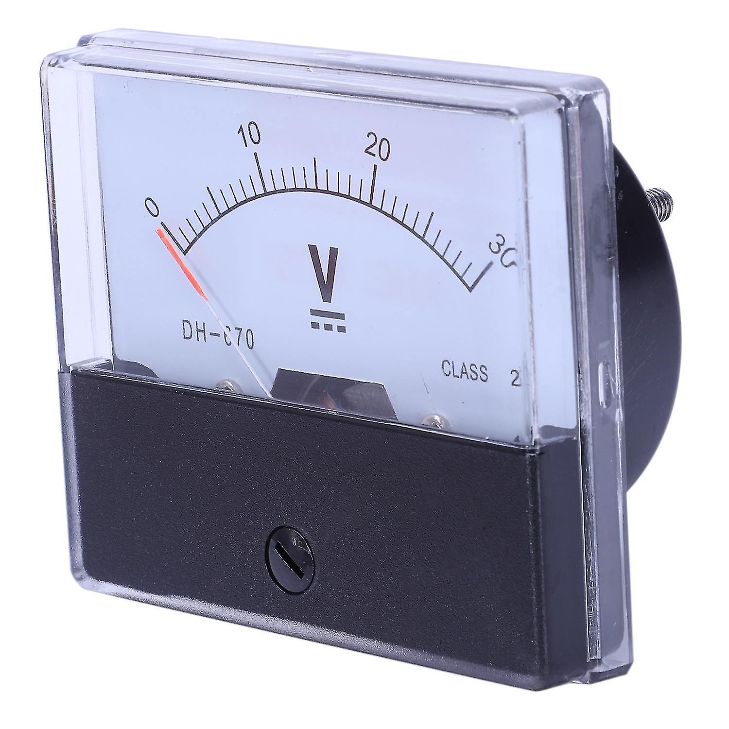 -670 Accuracy Dc 30v Analog Panel Meter Voltmeter