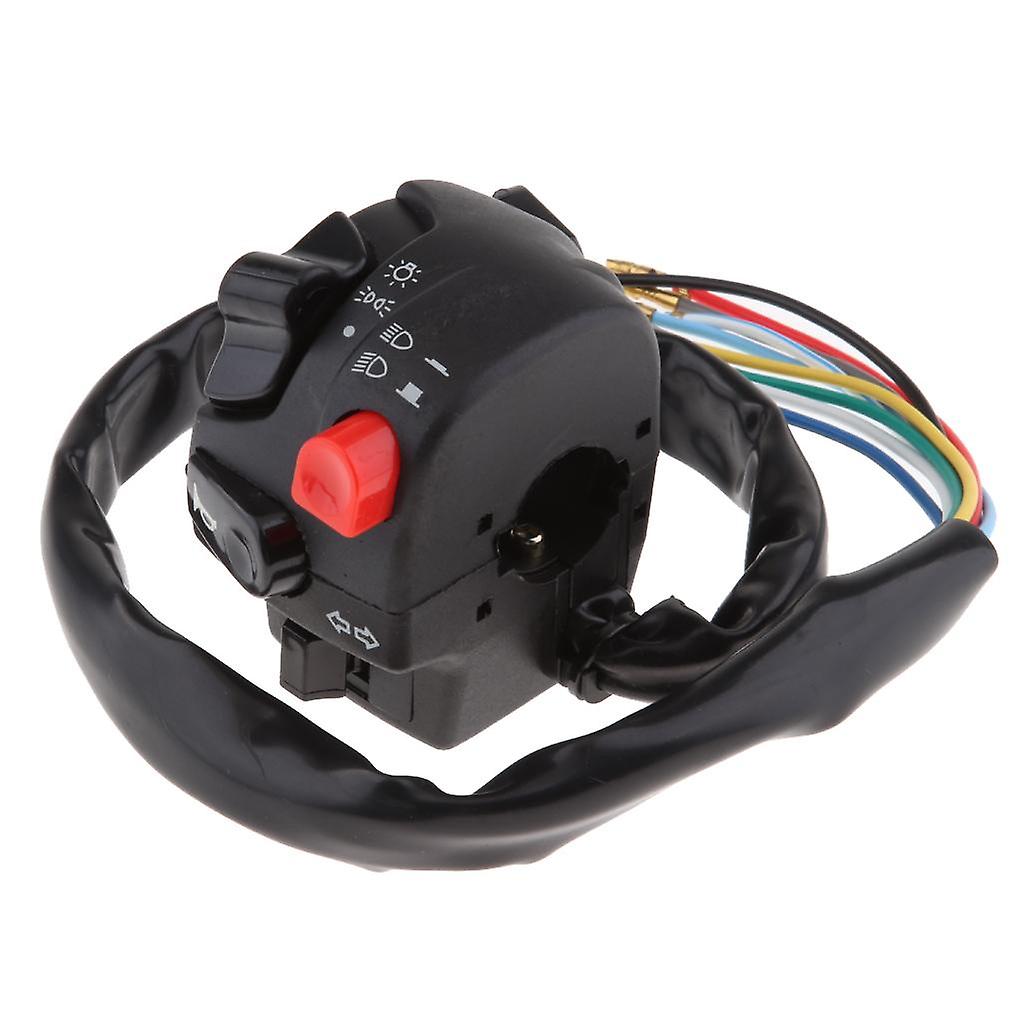 12V 2 Function Left Handlebar Switch Assembly for Honda Motorcycle ATV