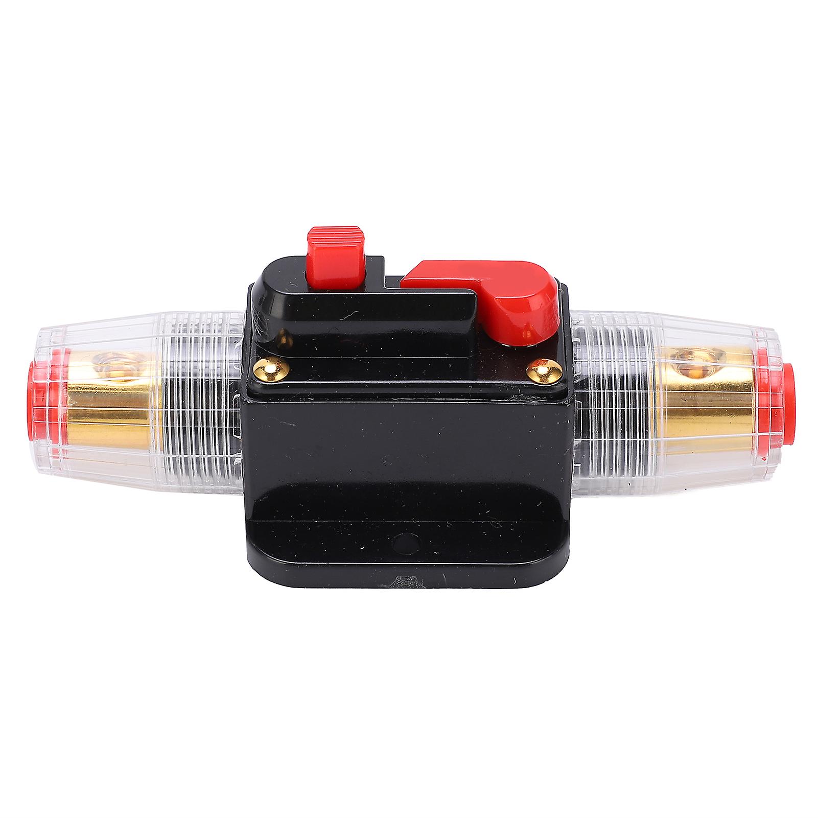 Circuit Breaker Red Copper Phenolic Plastic Fuse Holders for Car Audio System Protection30A