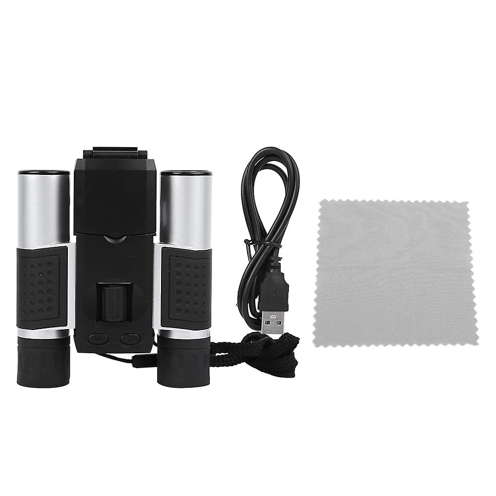 Digital Camera Binoculars, High Resolution Image Capture For Clear Bright View, Portable Design With Fmc Coated Lenses And Bak4 Prisms, Tripod