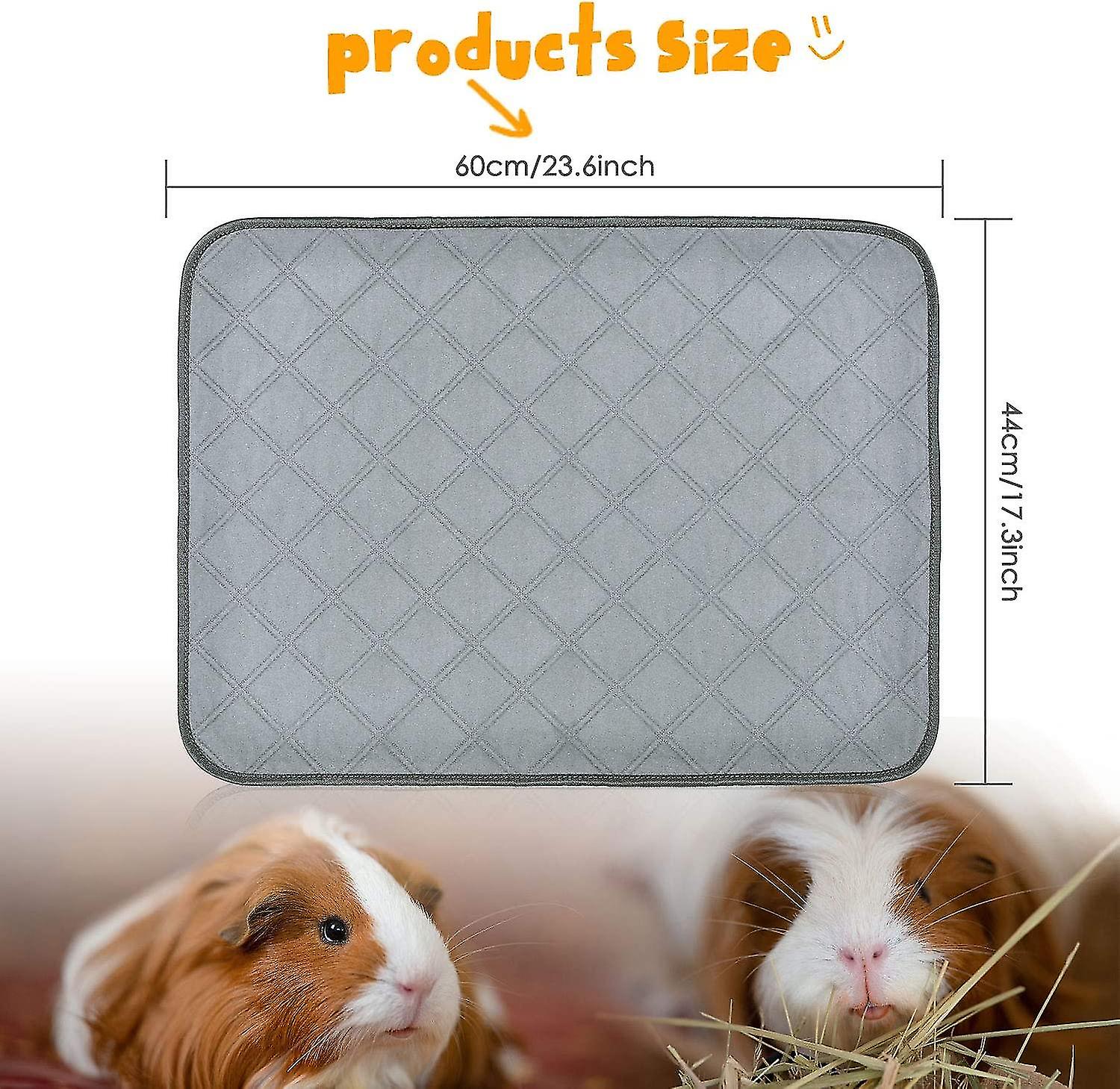 Pee Pads Waterproof Fleece Cage Liners 5-Piece Guinea Pig Fleece
