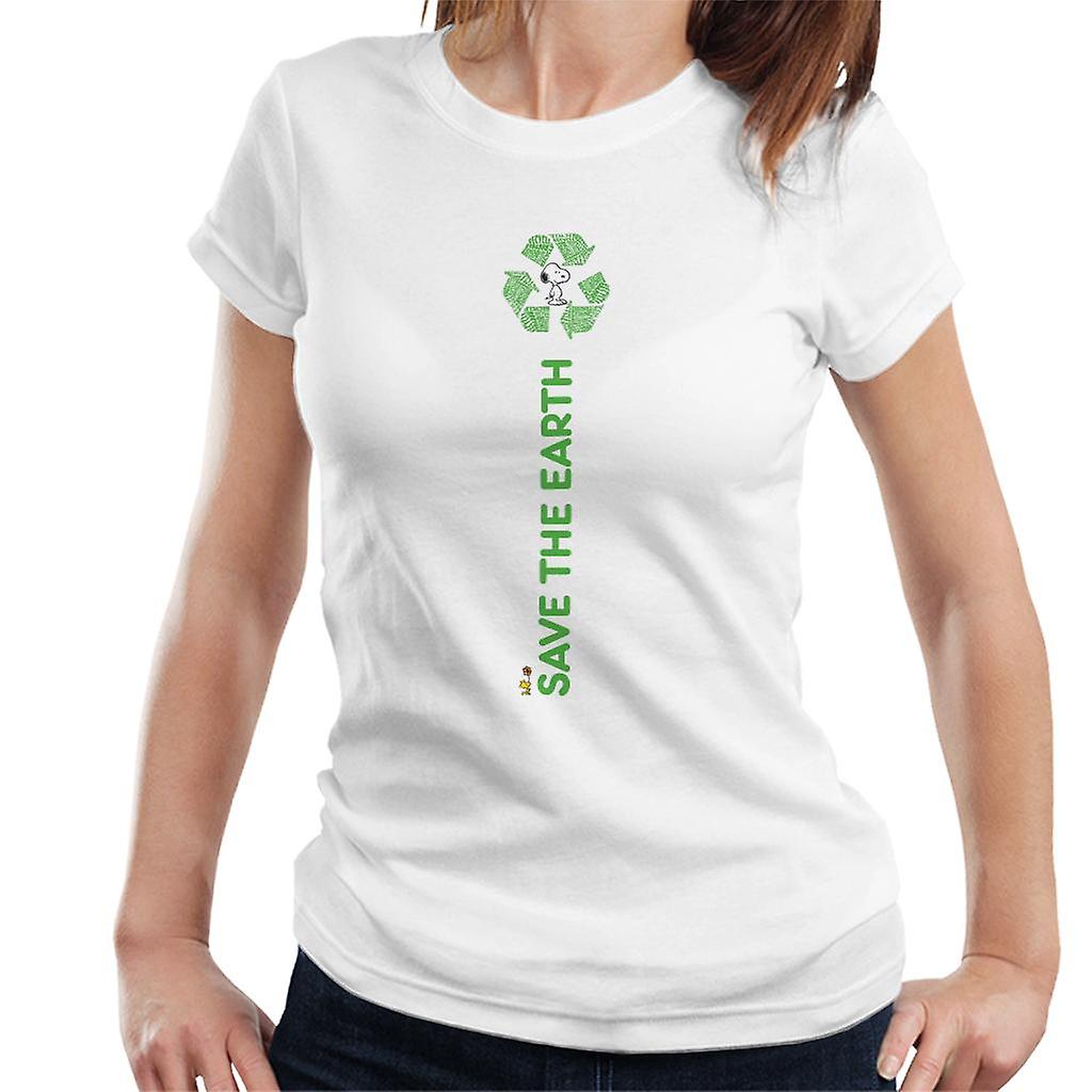 Peanuts Snoopy Save The Earth Women's T-Shirt