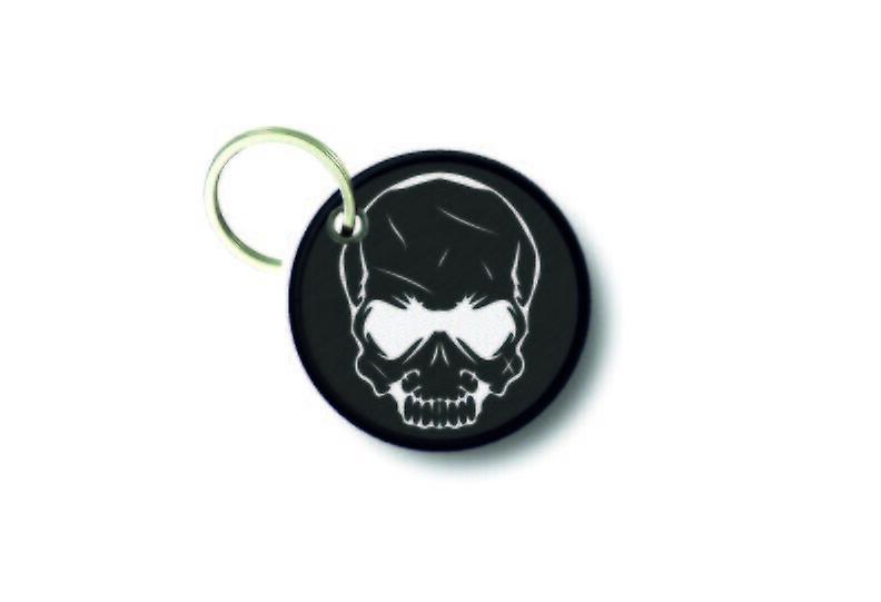 Key key door keys round prints double-sided skull