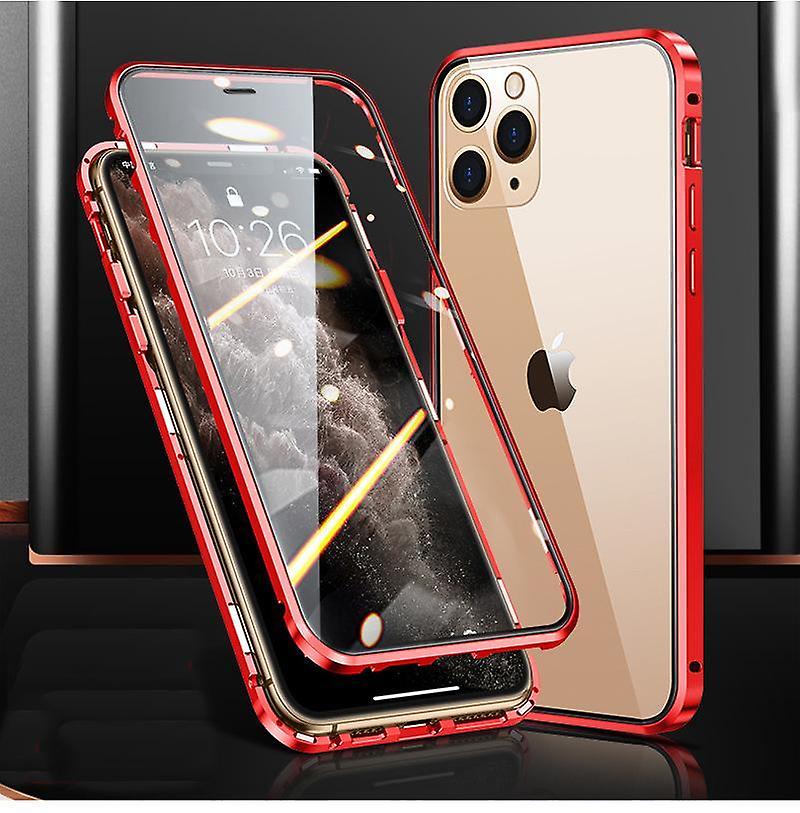 Magnetic case double-sided tempered glass for Iphone 7/8/SE2020