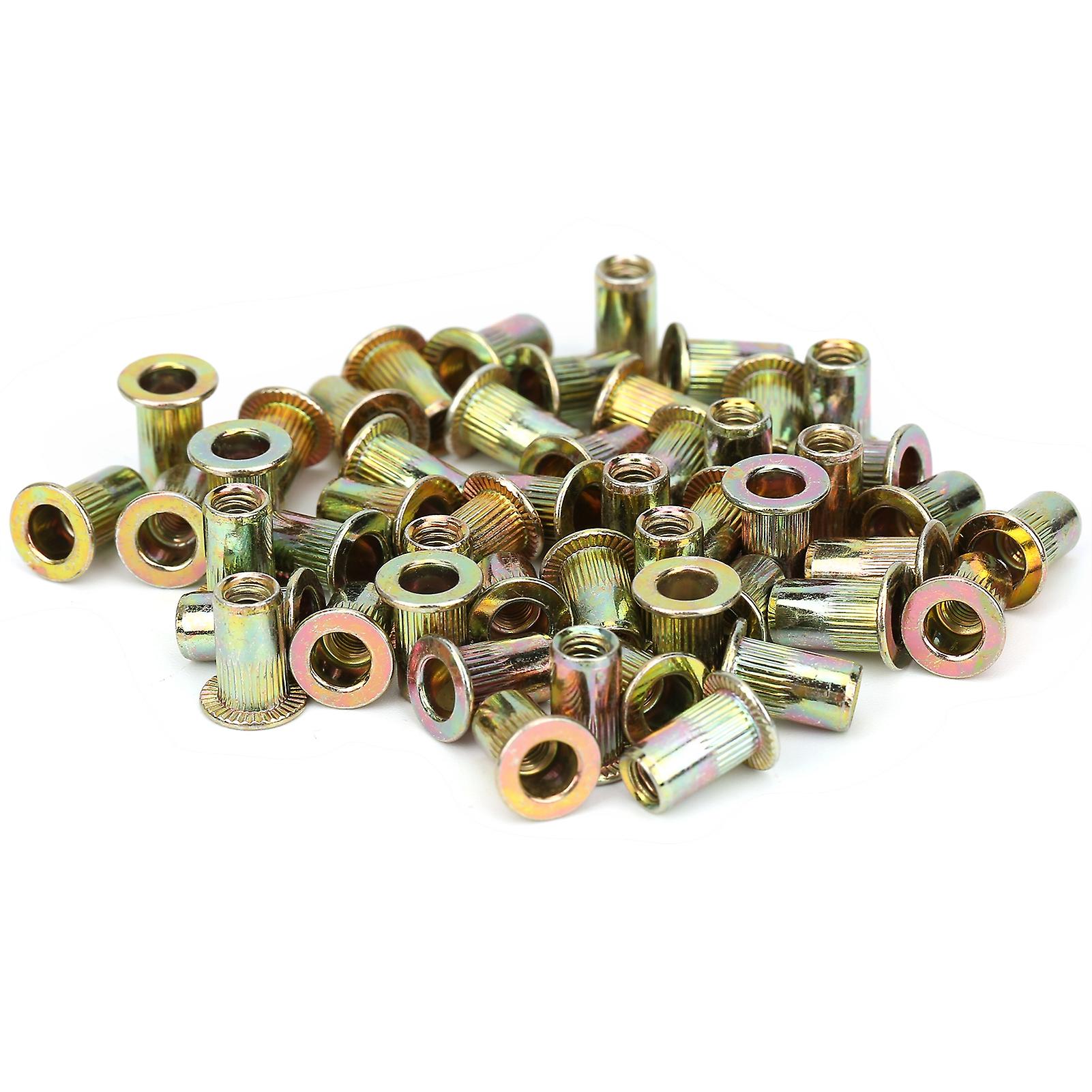 DTCY 150pcs M4 Color Zinc Plating Rivet Nuts Quick Riveting Automobiles Hardware Accessories