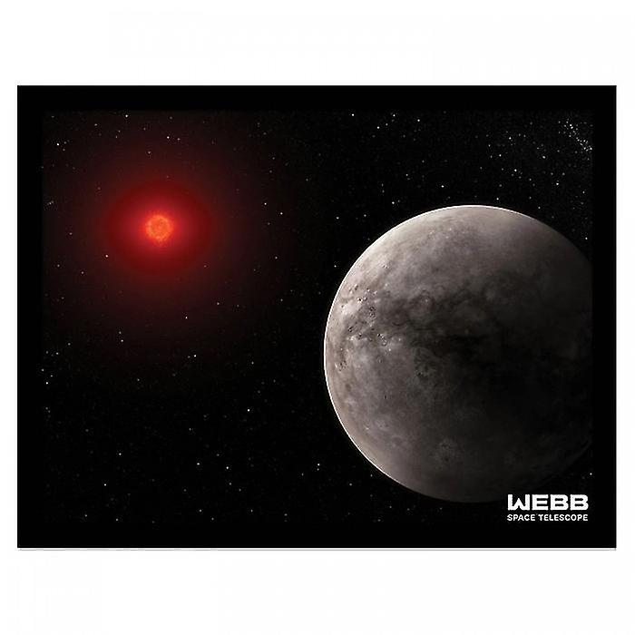 Webb Space Telescope Rocky Exoplanet Framed Poster