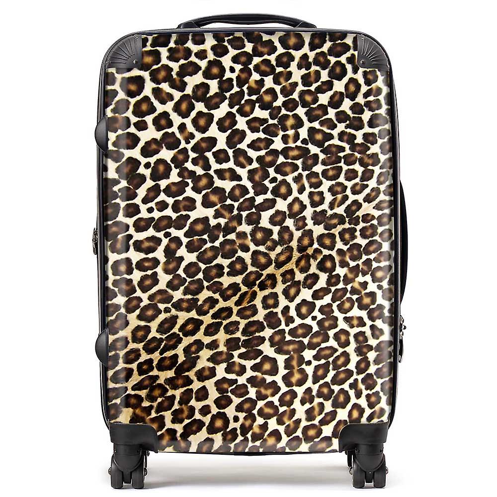 Leopard Hide Print Suitcase