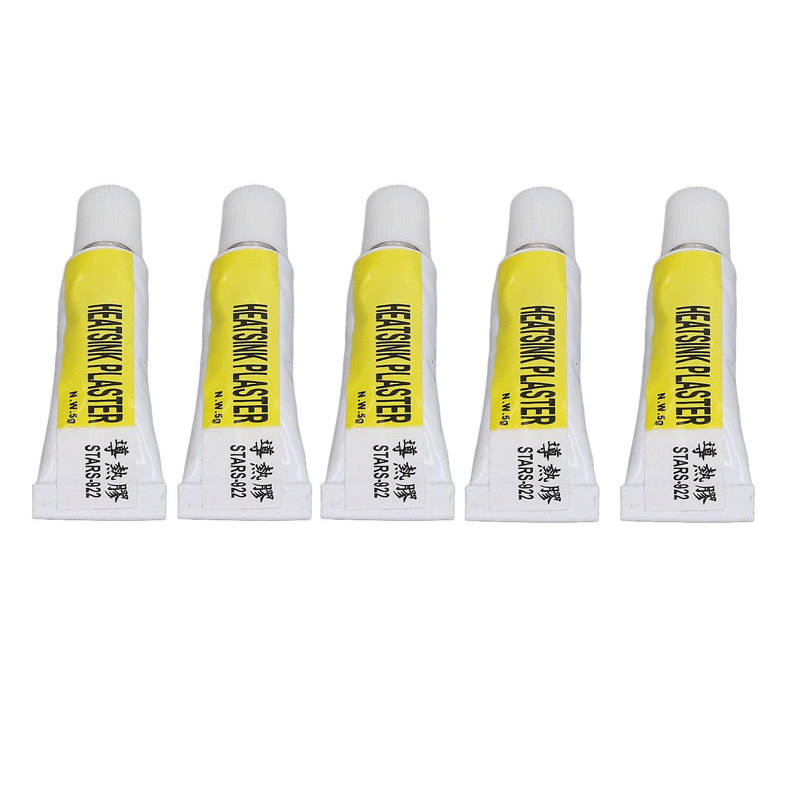 5 قطع وحدة المعالجة المركزية معجون حراري 300 °C مقاومة للحرارة معزول سيليكون حراري شحم للطابعة ثلاثية الأبعاد 