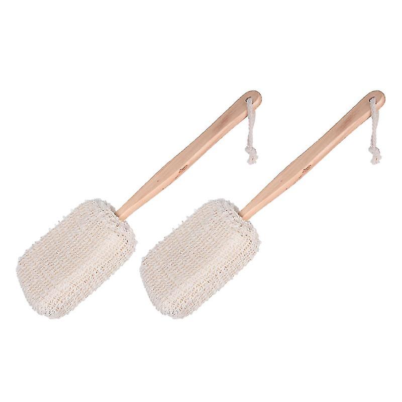 2pcs Long Handle Bath Brush
