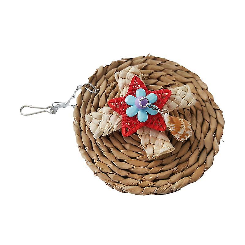 Synthetic Material Hanging Adornment For Parrot Use