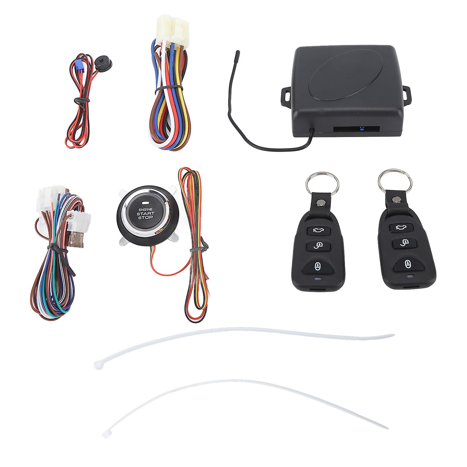 DC12V Keyless Entry Car Alarm System with Remote Engine Start